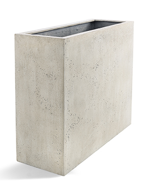 Кашпо D-lite High box low antique white-concrete, 80x30xH68см
