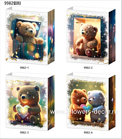 Пакет подарочный "Bear", (бумага), 26x10xH32 см - фото 1