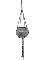 Кашпо Stone (Hanging) Hans S Laterite Grey, D22xH19см - фото 1