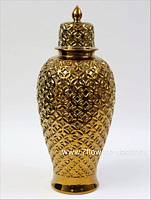 Ваза "Gold" (керамика), D23xH51 см - фото 1