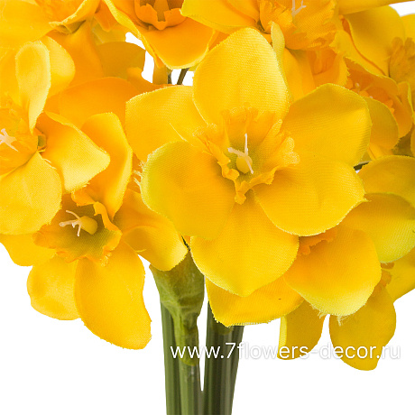 Букет цветов искусственных Нарцисс, H41 см - фото 2