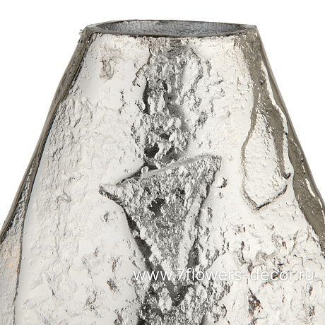Ваза Silver (металл), 21x9,5xH31,5 см - фото 2