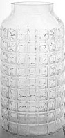 Ваза с декоративной текстурой "Альхес" (стекло), D15,5xH30 см - фото 1