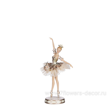 Фигура декоративная Балерина (пластик), Н29 см - фото 1
