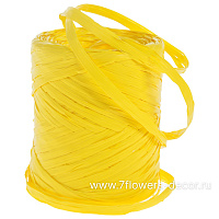Рафия искусственная "Corde Yellow", 10 ммх200 м - фото 1
