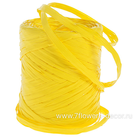 Рафия искусственная Corde Yellow, 10 ммх200 м - фото 1