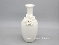 Ваза "Flowers" (керамика), D9,5xH20 см - фото 1