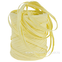 Рафия искусственная "Однотонная", желтый цвет, 10 ммx200 м - фото 1