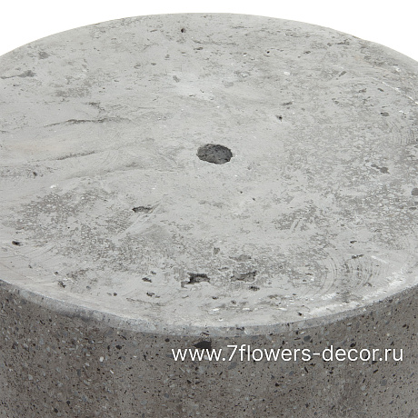 Кашпо Nobilis Marco Grey Cylinder (полистоун), D33хH33 см - фото 4
