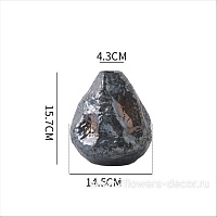Ваза "Meteorite" (керамика), D4xH16 см - фото 1