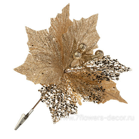 Цветок искусственный Пуансетия, 20 х 24 см - фото 1