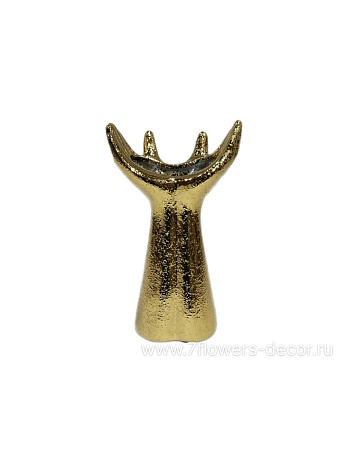 Ваза Gold (керамика), D9xH23 см - фото 1