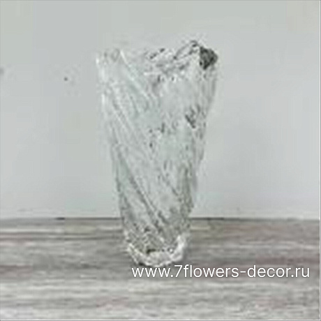 Ваза Crystal (стекло), D14xH29 см - фото 1