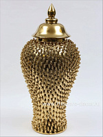 Ваза "Gold" (керамика), D20xH46 см - фото 1