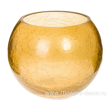Ваза шаровая Византия-2 (стекло), D15,7xH13 см - фото 1