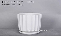 Горшок (керамика), D14xH13,5 см - фото 1
