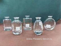 Ваза "Perfume" (стекло), D8xH13 см - фото 1