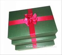 Коробка подарочная, 39x26xH14 см, 37x25xH12 см, 35х23xH10 см, набор (3 шт) - фото 1
