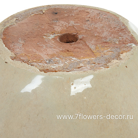 Кашпо Nobilis Marco Сream Round (керамика), D43хH33 см - фото 4
