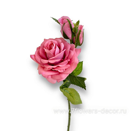 Цветок искусственный  Роза, H43 см - фото 1