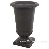 Кашпо терракота Nobilis Marco "Twr-stone French Vase", D40хH63 см - фото 1