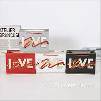 Пакет подарочный "Love", (бумага), 32x12xH39 см - фото 1