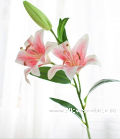 Цветок искусственный Лилия, H88 см - фото 1
