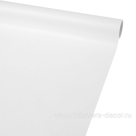Крафт-бумага однотонная  Белый снег, 70 см / 10 м - фото 1