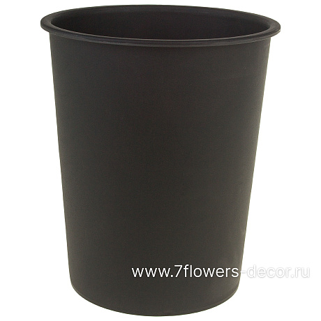 Кашпо полистоун Dark silver Vase, D32хH51 см с тех.горшком - фото 4