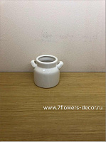 Кашпо мини (керамика), D8,5хH6,5 см - фото 1