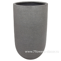 Кашпо Nobilis Marco "Plain rough grey Vase" (файкостоун), D48хH80,5 см - фото 1