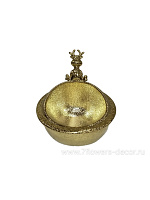 Чаша декоративная "Gold" (керамика), 23х17xH17 см - фото 1