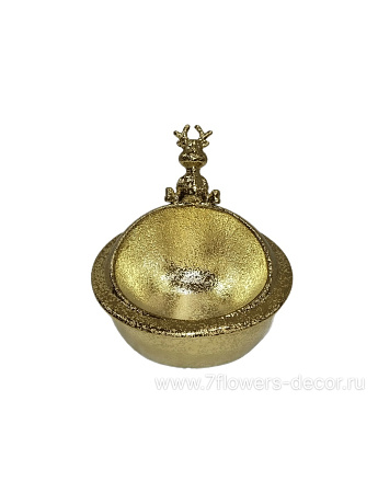 Чаша декоративная Gold (керамика), 23х17xH17 см - фото 1