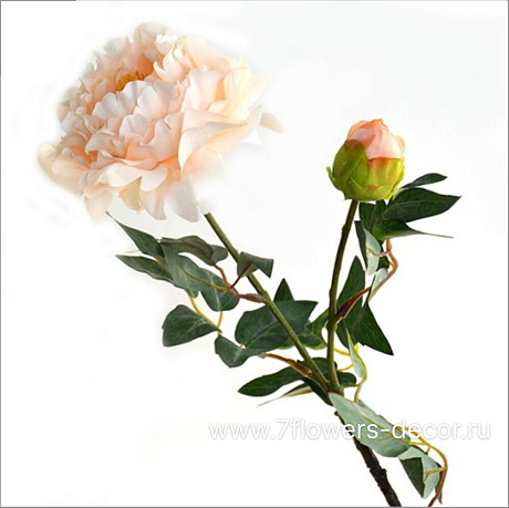 Цветок искусственный Пион, H69 см - фото 1
