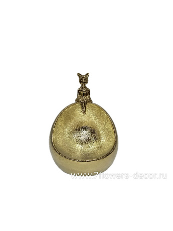 Чаша декоративная Gold (керамика), 23х19xH18 см - фото 1